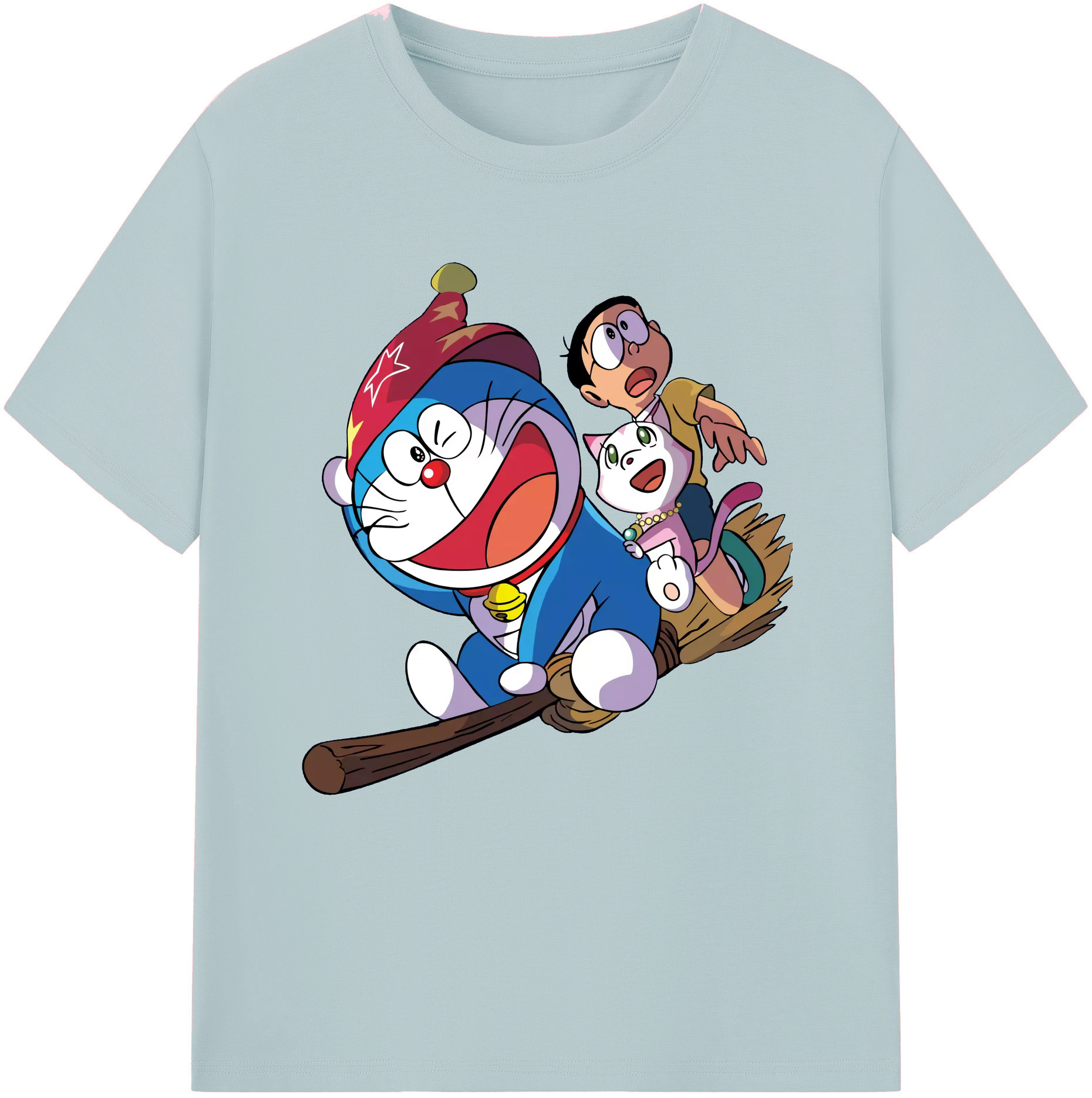 （画像用） ドラえもん Doraemon 綿100％半袖Tシャツ（フロントプリント）